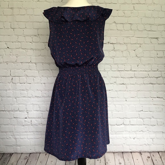 ULTRA PINK | PINUP HEELS PRINT RETRO FLOUNCE DRESS - Picture 7 of 8